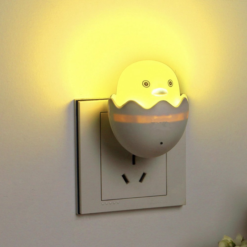 Yellow Duck With Egg Shape Led small Night Light L0685