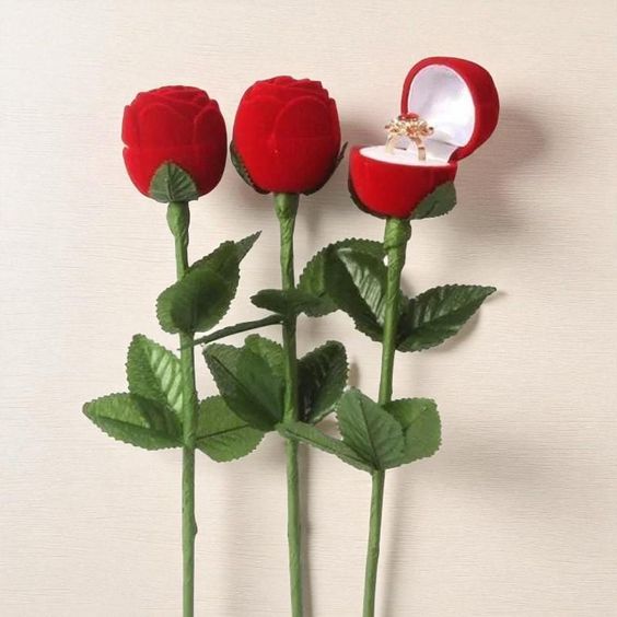 Rose Ring Box Pen Sound I Love You R0330